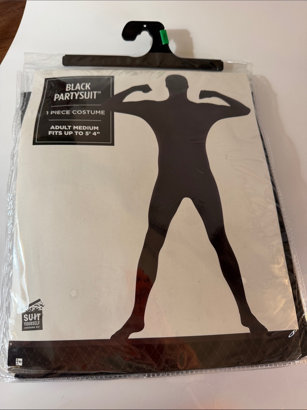 Black Halloween Costume Men’s / kids Costume Bodysuit fits up to 5’4 - Black